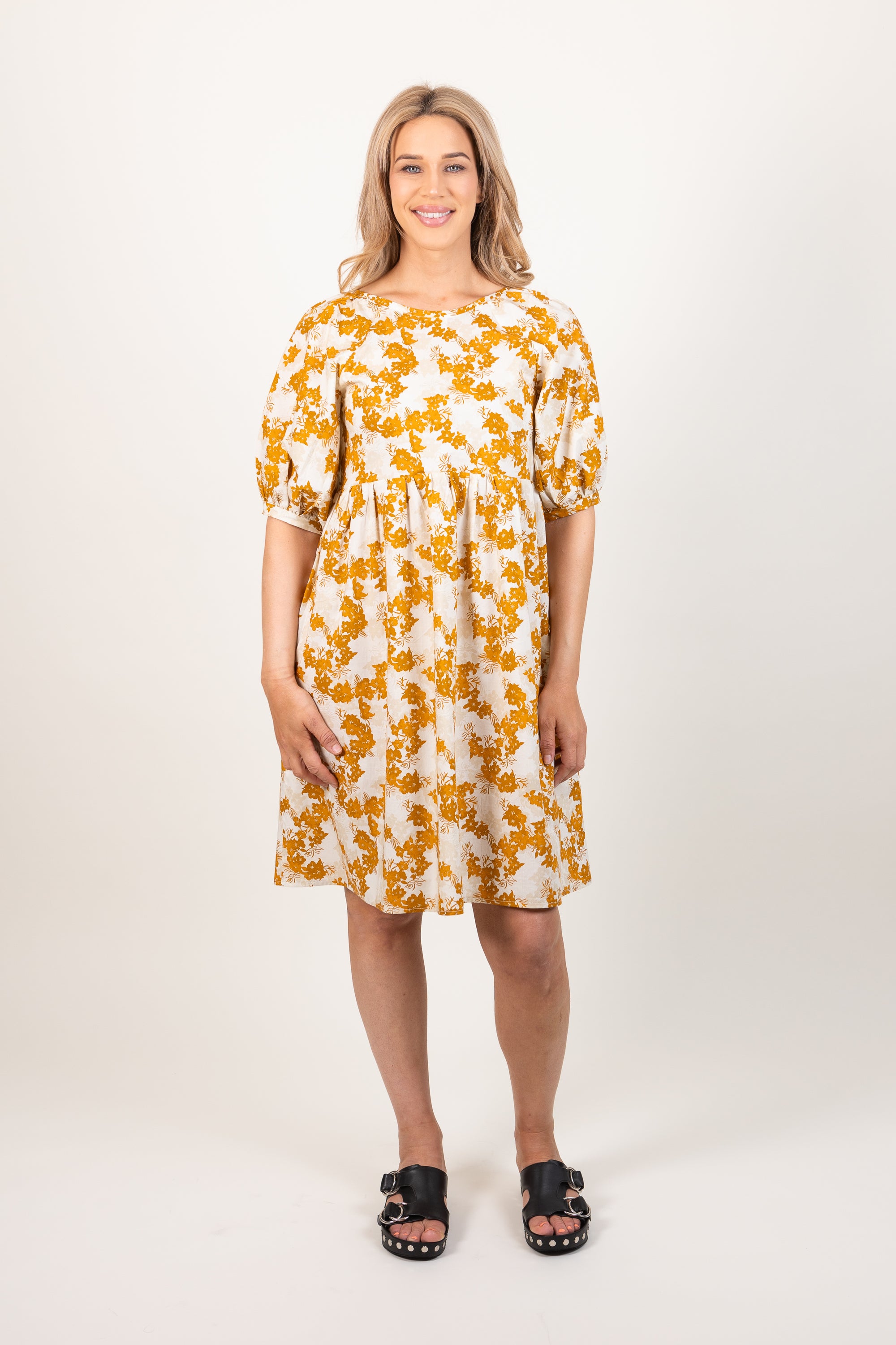 Ames Store Summer Cotton Dress Floral Print