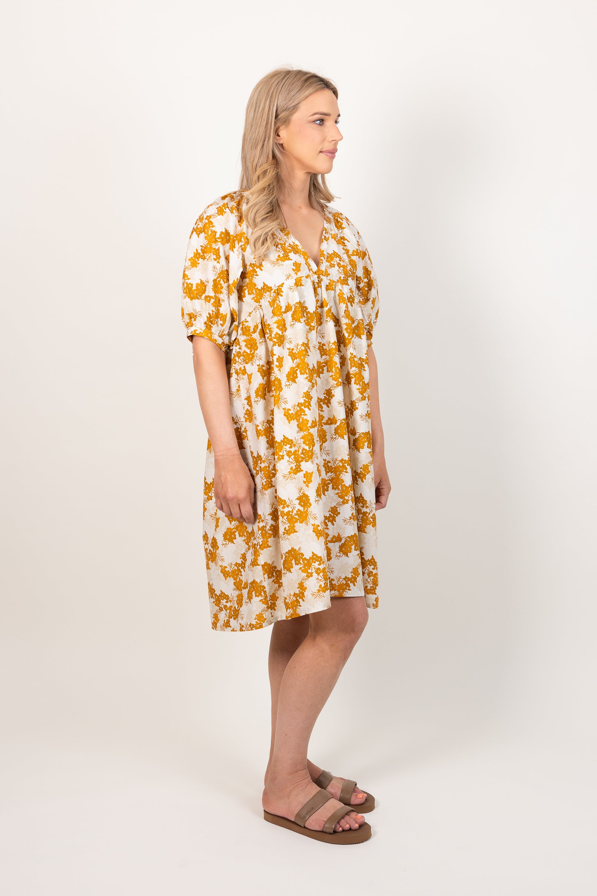 Ames Store Anna Dress Summer Cotton Floral Pattern