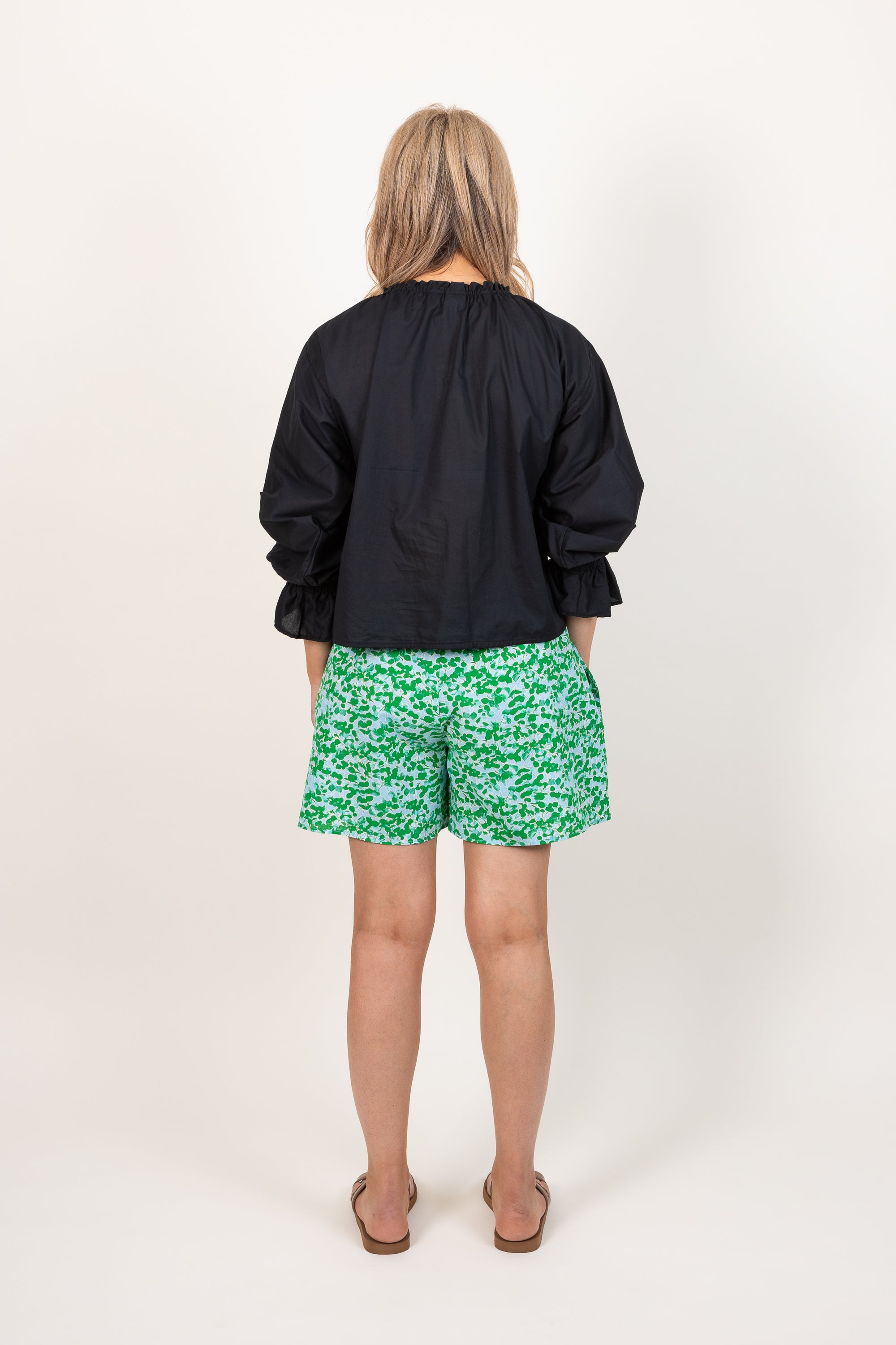 Ames Store Women's Summer Shorts with Pockets Cotton Seersucker