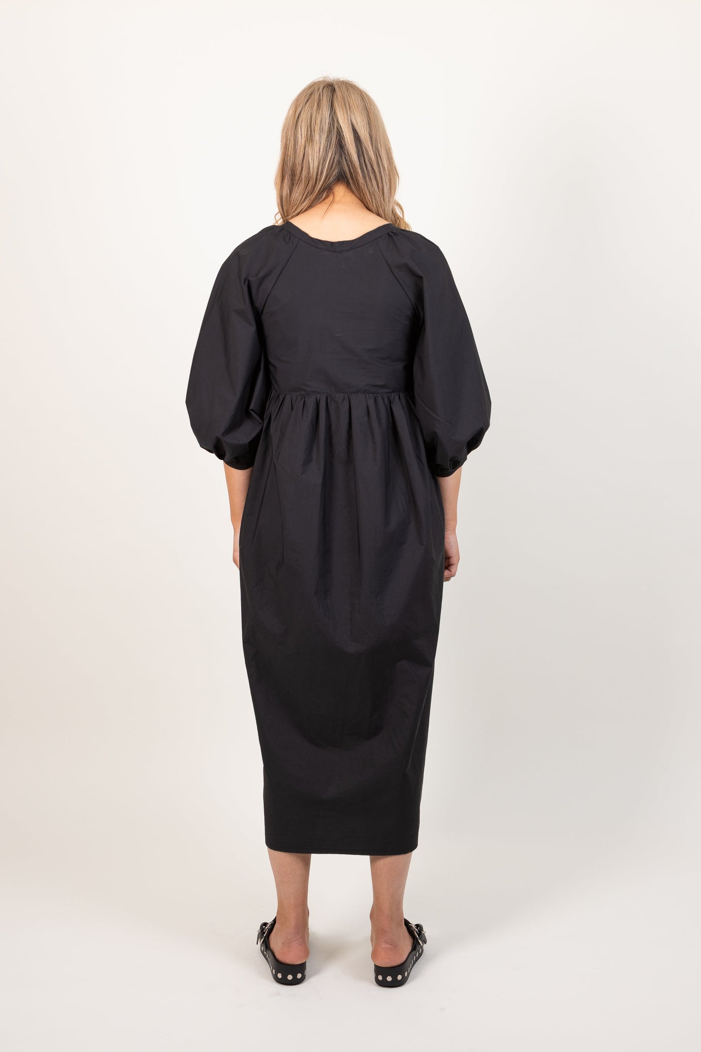 Ames Store Anna Dress Black Long