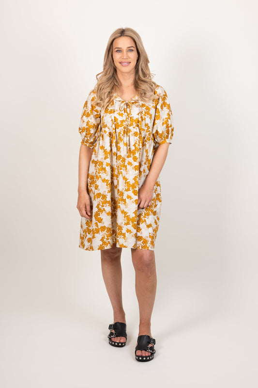 Ames Store Summer Cotton Dress Floral Print